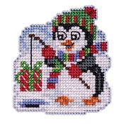 Mill Hill Winter Holiday 2023 Series - Fishing Penguin THUMBNAIL