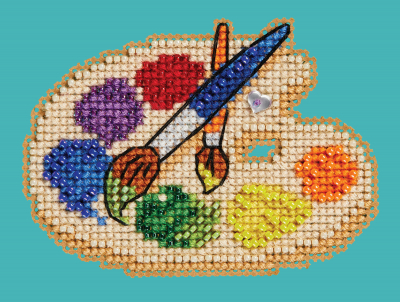 Mill Hill Spring Bouquet 2024 Ornament - Painter's Palette MAIN