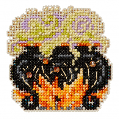 Mill Hill Autumn Harvest 2024 Ornament - Witch's Cauldron MAIN