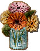 Mill Hill Spring Bouquet 2025 Ornament - Mason Jar THUMBNAIL