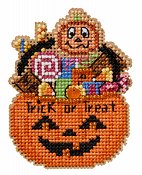 Mill Hill Autumn Harvest 2025 Ornament - Candy Bucket THUMBNAIL