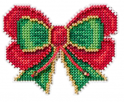 Mill Hill Winter Holiday 2026 Ornament - Holiday Bow MAIN