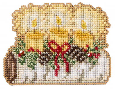 Mill Hill Winter Holiday 2026 Ornament - Yule Log MAIN