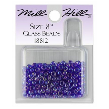 Mill Hill 18812 Opal Periwinkle 8/0 Bead MAIN