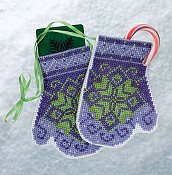 Mill Hill Bead Kit Mittens Trilogy - Star Mittens THUMBNAIL