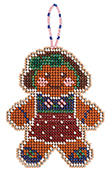 Mill Hill Beaded Holiday Ornaments - Gingerbread Lass THUMBNAIL