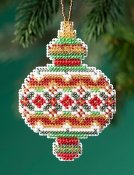 Mill Hill Beaded Holiday Ornament 2019 - Ruby Diamond THUMBNAIL