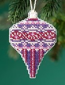 Mill Hill Beaded Holiday Ornament 2019 - Amethyst Pearl THUMBNAIL