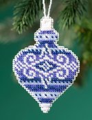Mill Hill Beaded Holiday Ornament 2019 - Sapphire Opal THUMBNAIL