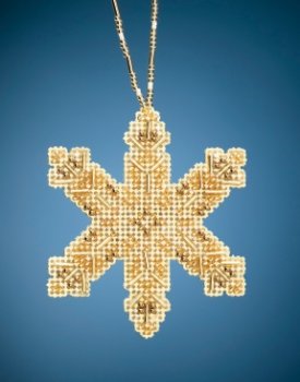 Mill Hill Beaded Ornament - Victorian Snowflake MAIN
