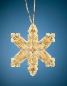 Mill Hill Beaded Ornament - Victorian Snowflake THUMBNAIL
