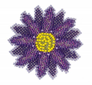 Mill Hill Bead Kit Spring - Purple Flower MAIN
