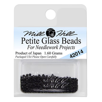 Mill Hill 42014 Black Petite Seed Bead MAIN