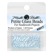Mill Hill 42017 Crystal Aqua Petite Glass Bead THUMBNAIL