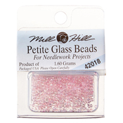 Mill Hill 42018 Crystal Pink Petite Glass Bead THUMBNAIL