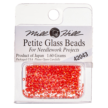 Mill Hill 42043 Petite Glass Rich Red MAIN