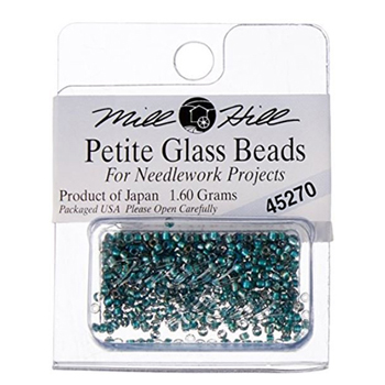 Mill Hill 45270 Petite Glass Bottle Green MAIN