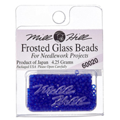 Mill Hill 60020 Frosted Glass Frosted Royal Blue THUMBNAIL