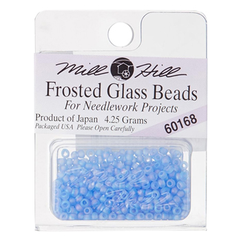 Mill Hill 60168 Frosted Glass Frosted Sapphire MAIN