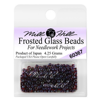 Mill Hill 60367 Frosted Glass Frosted Garnet MAIN