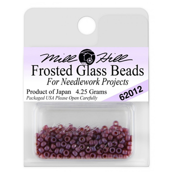 Mill Hill 62012 Frosted Glass Frosted Royal Plum MAIN