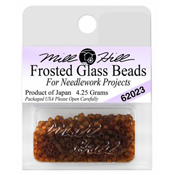 Mill Hill 62023 Frosted Glass Frosted Root Beer THUMBNAIL
