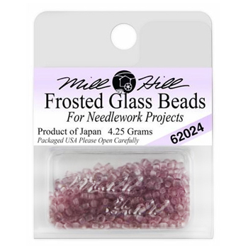 Mill Hill 62024 Frosted Glass Frosted Heather Mauve MAIN