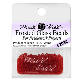 Mill Hill 62032 Frosted Glass Frosted Cranberry MAIN