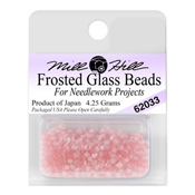Mill Hill 62033 Frosted Glass Frosted Dusty Pink THUMBNAIL