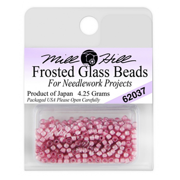 Mill Hill 62037 Frosted Glass Frosted Mauve MAIN