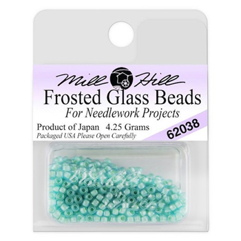 Mill Hill 62038 Frosted Glass Frosted Aquamarine MAIN