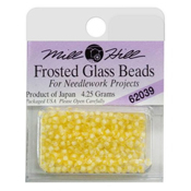 Mill Hill 62039 Frosted Glass Frosted Ivory Creme THUMBNAIL