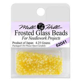 Mill Hill 62041 Frosted Glass Frosted Buttercup MAIN