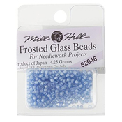 Mill Hill 62046 Frosted Glass Frosted Pale Blue THUMBNAIL
