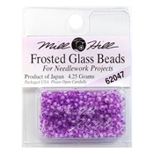 Mill Hill 62047 Frosted Glass Frosted Lavender THUMBNAIL