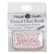 Mill Hill 62048 Frosted Glass Frosted Pink Parfait THUMBNAIL