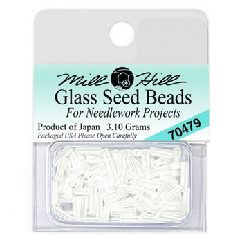 Mill Hill 70479 White Bugle Bead Sm MAIN