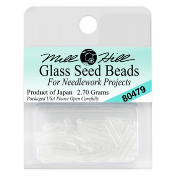 Mill Hill 80479 White Bugle Bead Med MAIN