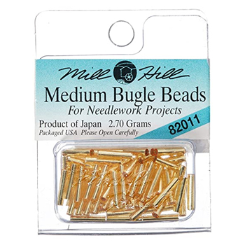Mill Hill 82011 Victorian Gold Bugle Bead Med MAIN