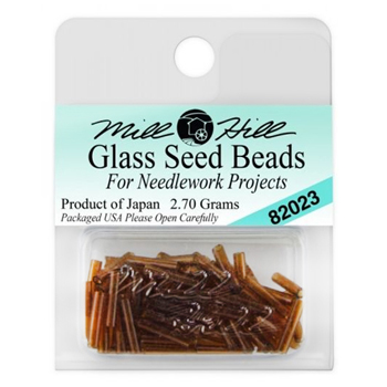 Mill Hill 82023 Rootbeer Bugle Beads Med MAIN