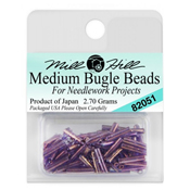 Mill Hill 82051 Royal Mauve Bugle Bead Med THUMBNAIL