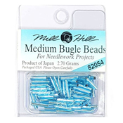 Mill Hill 82054 Aqua Ice Bugle Bead Med THUMBNAIL