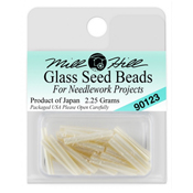 Mill Hill 90123 Cream Bugle Beads Large THUMBNAIL