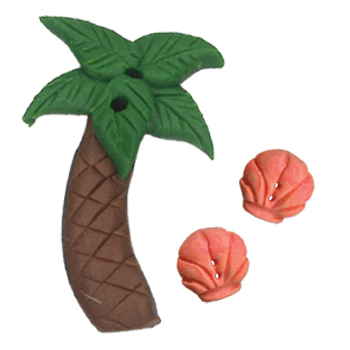 Button Pack - Tropical Snowman 2009 Countdown to Christmas MAIN