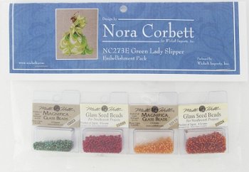 Nora Corbett - Green Lady Slipper Embellishment Pack MAIN