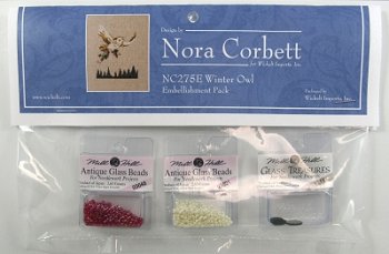 Nora Corbett - Winter Owl Embellishment Pack MAIN