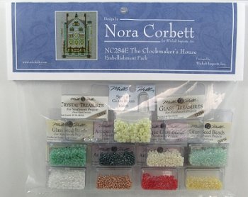 Nora Corbett - Holiday Village - The Clockmaker's House Embellishment Pack MAIN