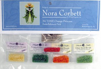 Nora Corbett Petal Pushers - Orange Princess Embellishment Pack MAIN