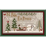 Little House Needleworks - North Pole Express Chart Pack THUMBNAIL