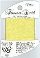 Rainbow Gallery Petite Treasure Braid PB201 Shimmer Yellow MAIN